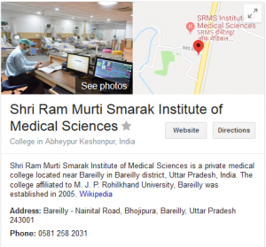 SRMS IMS College -Top Medical college in up