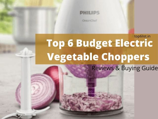 Top 6 Budget Electric Vegetable Choppers in India | 2024 | Reviews