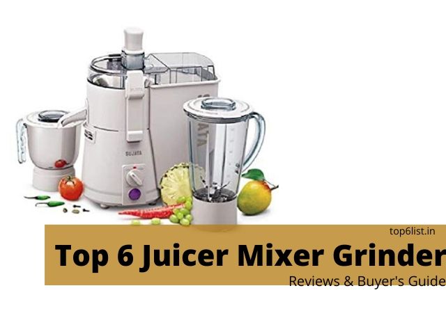 Top 6 Juicer Mixer Grinder Brands in India | 2023 | Reviews